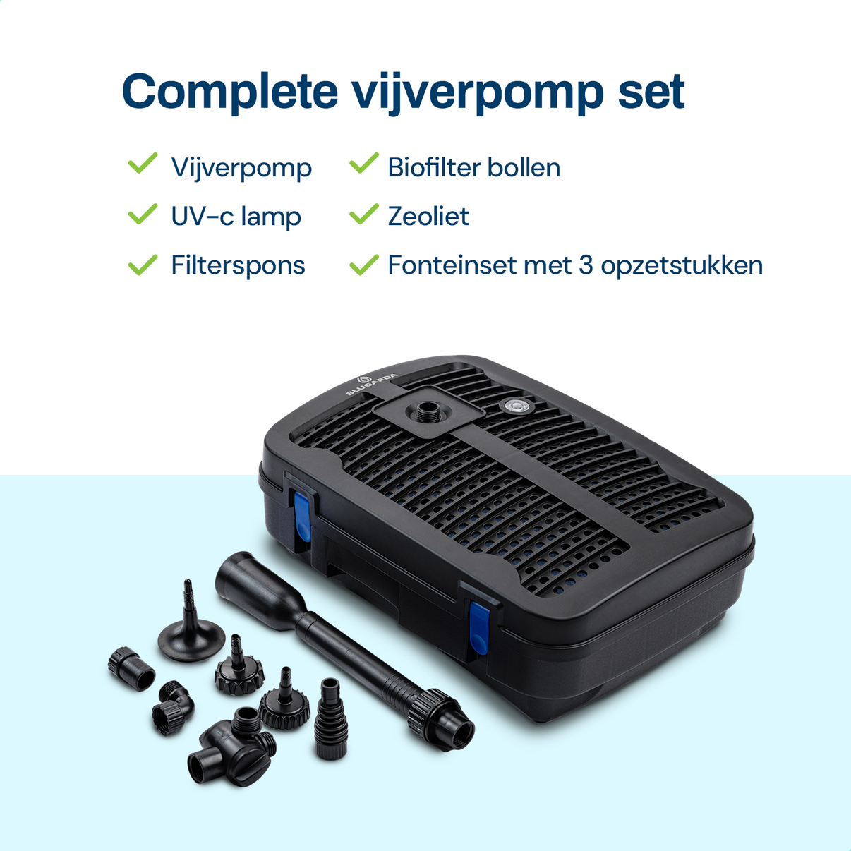 Ubbink FiltraPure 7000 PlusSet vijverfilter Ubbink FiltraPure 7000 PlusSet vijverfilter