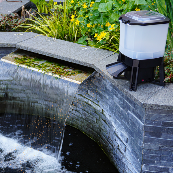 XClear Fish Feeder voederautomaat, 7 l, grijs XClear Fish Feeder voederautomaat, 7 l, grijs