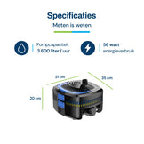 BluFilter 3611 - Vijverpomp met filter set, 11W UV-c en fontein kopen