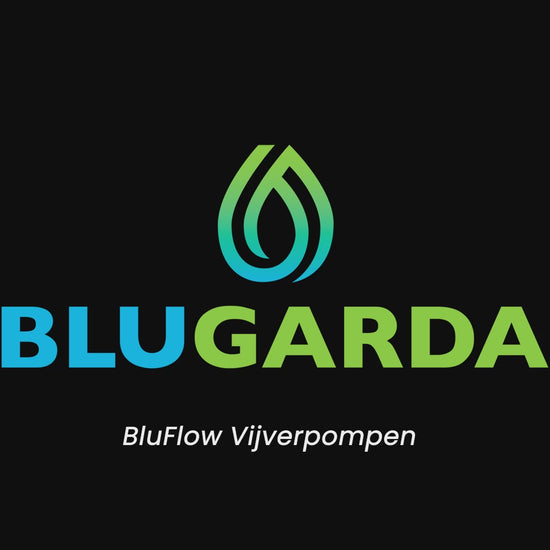 Product video BluGarda BluFlow energiezuinige vijverpomp met robust design en makkelijk op te stellen en te verstellen.
