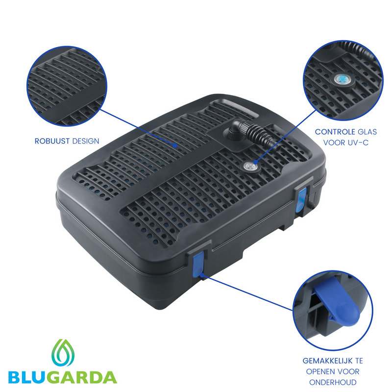 BluFilter 1011 - Vijverpomp met filter set, 11W UV-c en fonteinset